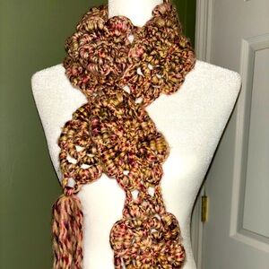 Vintage Anthropologie (early 00s) Boho Knitted Scarf